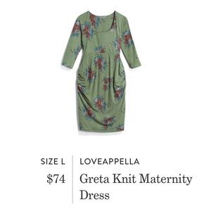 ** SOLD ** Loveapella maternity dress